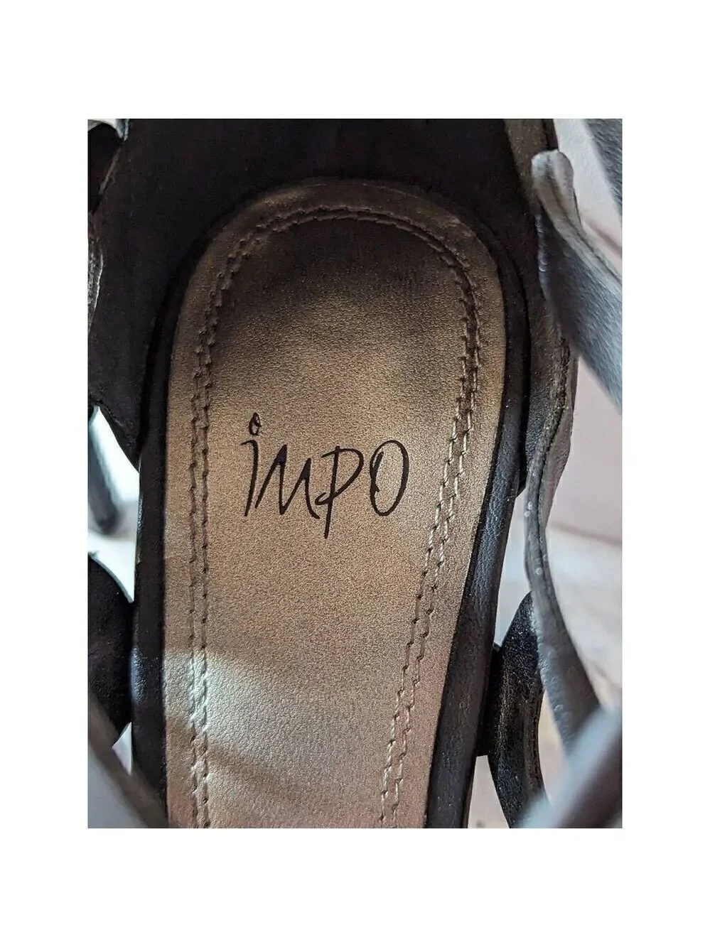 Impo Women's Black Heeled Sandals Size 9